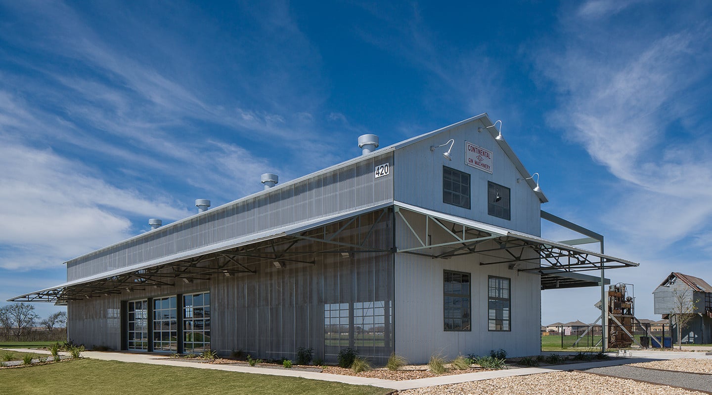 entire building, corner view